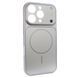 Чохол для iPhone 16 Pro : Nofelet AG Glass Case with MagSafe &ndash; Silver