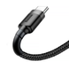Кабель плетений Baseus USB to Type-C 3A Cafule Cable 1m Black 3