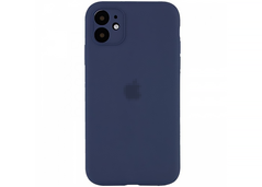 Чехол Silicone Case FULL CAMERA (для iPhone 11, Midnight Blue)