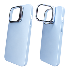 Чехол Stent для iPhone 14 Pro матовый с подставкой Sierra Blue