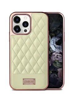 Чехлы Onegif New Leather case (для iPhone 13 Pro Max, White)