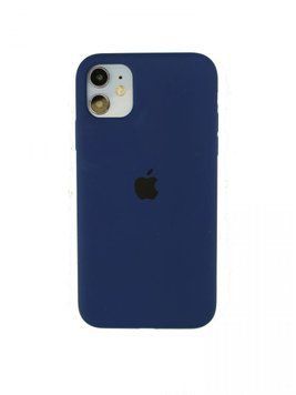 Чехол Silicone Case для iPhone 11 pro Max FULL (Deep navy)