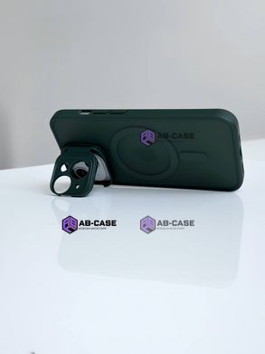 Чохол для iPhone 14 Pro Hybrid Camera Stand with MagSafe з підставкою Dark Green