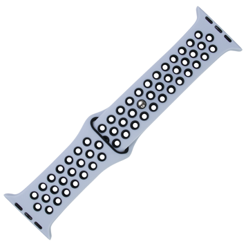 Ремешок Silicone Band NIKE для Apple Watch : [42mm Series 1-3] | 44mm | 45mm | 46mm | 49mm &ndash; Lavender Gray-Black