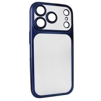 Чехол для iPhone 17 Pro : Titan Frame Matte PC Case &ndash; Blue