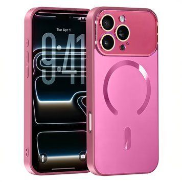 Чехол для iPhone 16 Pro Max : AG Optic Shield MagSafe &ndash; Rose
