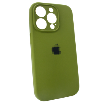 Чехол для iPhone 16 Pro : Silicone Case Full Camera - №48 Virid