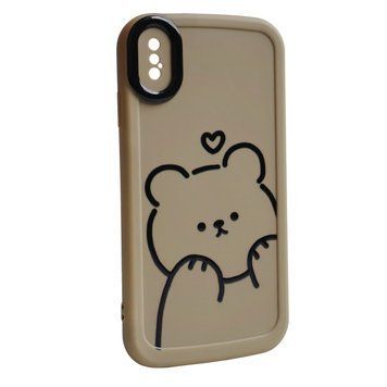 Чохол для iPhone XS Max : Paws Case (Bear Hug - Brown)