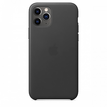 Шкіряний чохол Leather Case Black на iPhone 11 Pro