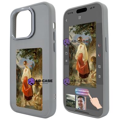 Чохол для iPhone 14 Pro Max NFC Creative Photo Case NEW Gen - Gray