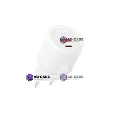 Зарядное устройство 20W (1 USB + 1 Type-C) XO L144 PD+QC3.0 (White)