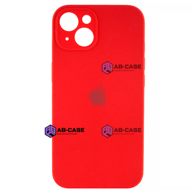 Чехол Silicone Сase для iPhone 15 Plus Full Camera №15 Red