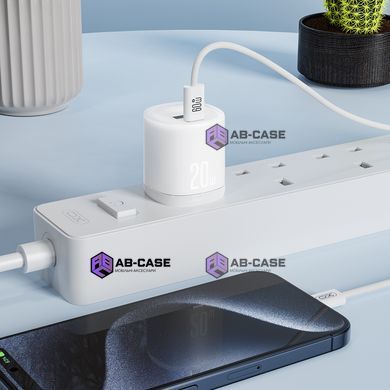 Зарядное устройство 20W (1 USB + 1 Type-C) XO L144 PD+QC3.0 (White)