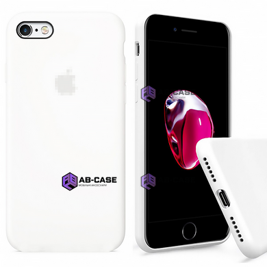Чехол Silicone Case iPhone 6/6s FULL (№9 White)
