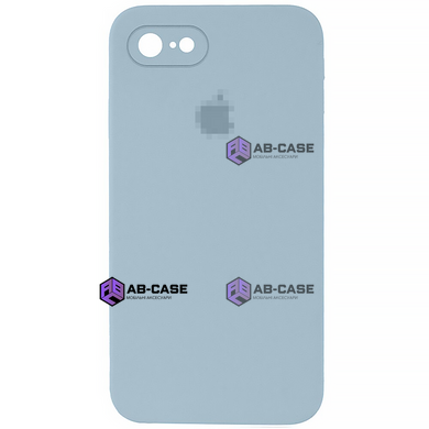Чохол Silicone Case FULL CAMERA (square side) (на iPhone 7/8/SE2, Lilac)