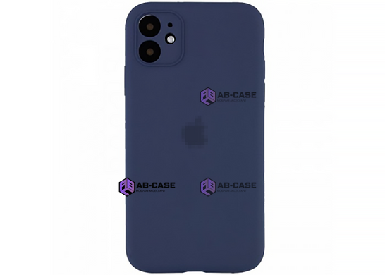 Чохол Silicone Case FULL CAMERA (на iPhone 11, Midnight Blue)