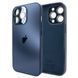 Чехол для iPhone 15 Pro Max AG Titanium Case 2.0 - MagSafe & Microfiber - Blue