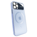 Чехол для iPhone 12 Pro Max PC Slim Case with MagSafe с защитными линзами на камеру Sierra Blue