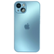 Чехол для iPhone 13 : стеклянный матовый AG Glass Case with MagSafe с защитой камеры &ndash; Sierra Blue