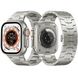 Металевий ремінець для Apple Watch 42|44|45|49mm Titanium Band Silver