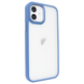 Чехол матовый для iPhone 12 MATT Crystal Guard Case Blue