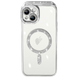 Чехол для iPhone 14 Pro Max Diamond Shining Case with MagSafe с защитными линзамы на камеру, Silver 2
