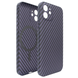 Чехол для iPhone 12 PC Carbon with MagSafe Deep Purple