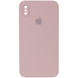 Чохол Silicone Case FULL CAMERA (square side) (на iPhone X/Xs) (Pink Sand)