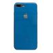 Чехол Silicone Glass Case (для iPhone 7/8 PLUS, Blue)
