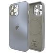 Чехол для iPhone 15 Pro Max AG Titanium Case 2.0 - MagSafe & Microfiber - Gray