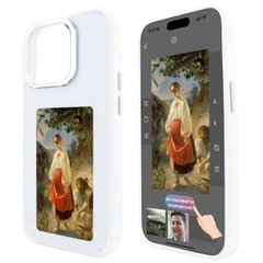 Чехол для iPhone 14 Pro Max NFC Creative Photo Case NEW Gen - White