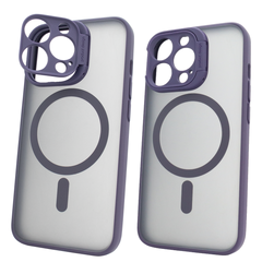 Чохол для iPhone 14 Pro Hybrid Camera Stand with MagSafe з підставкою Deep Purple