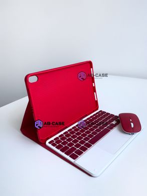 Чохол для iPad 10.9 (Air4/Air5) з клавітатурою, тачпадом та мишкою - Red