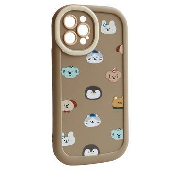 Чехол для iPhone 11 Pro Max : Paws Case (Little Friends - Brown)
