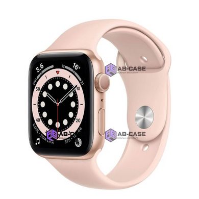 Силиконовый ремешок для Apple Watch (42mm, 44mm, 45mm, 49 mm №19 Pink Sand, S)