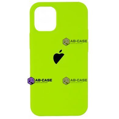 Чехол Silicone Case для iPhone 15 Pro Max FULL (№66 Neon Green)
