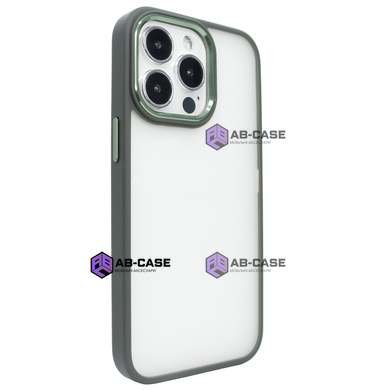 Чехол матовый для iPhone 13 Pro MATT Crystal Guard Case Khaki Green