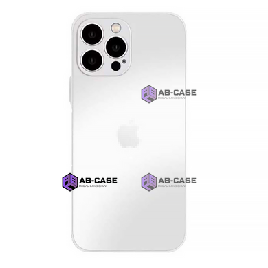 Чохол для iPhone 13 : скляний матовий AG Glass Case with MagSafe із захистом камери &ndash; White