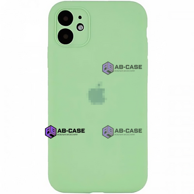 Чехол Silicone Case FULL CAMERA (для iPhone 11, Mint Gam)