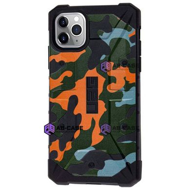 Тактичний протиударний чохол UAG Pathfinder камуфляжний на iPhone 11 Pro (5.8") (Orange-Green)