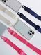 Чехол для iPhone 18 Pro : c ремешком Clear Crossbody &ndash; Blue
