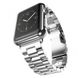 Стальний ремінець Stainless Steel Braslet 3 Beads на Apple Watch (38mm, 40mm, 41mm, Silver) 1