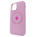 Чехол для iPhone 14 Pro Silicone case with MagSafe Metal Camera Blueberry