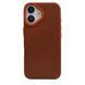 Чохол для iPhone 16 : Grain Silicone with MagSafe &ndash; Saddle Brown