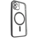 Чехол для iPhone 11 матовый Shining with MagSafe с защитными линзами на камеру Titanium Black