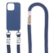 Чехол для iPhone 13 Crossbody case with Twine Cobalt Blue