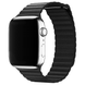 Шкіряний ремінець Leather Loop Band на Apple Watch 42mm | 44mm | 45mm | 46mm | 49mm Black