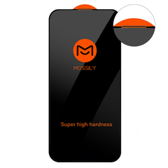 Защитное стекло Mossily для iPhone 12 Pro Max с защитой динамика Anti-static (тех.пак)
