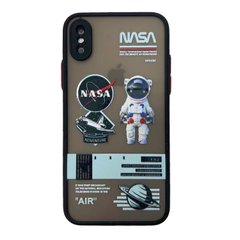 Чехол GENERATION NASA для iPhone (Nasa Black (смотрит прямо), iPhone XS MAX)