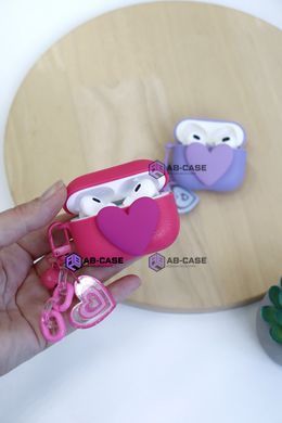 Чехол Soft Heart для AirPods Pro 2 - Hot Pink